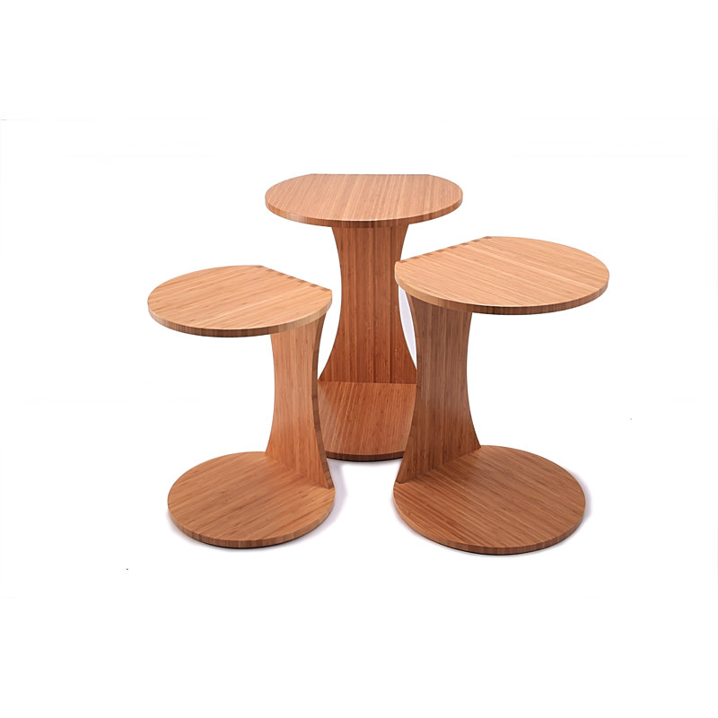 Tables gigognes Double O, Noir