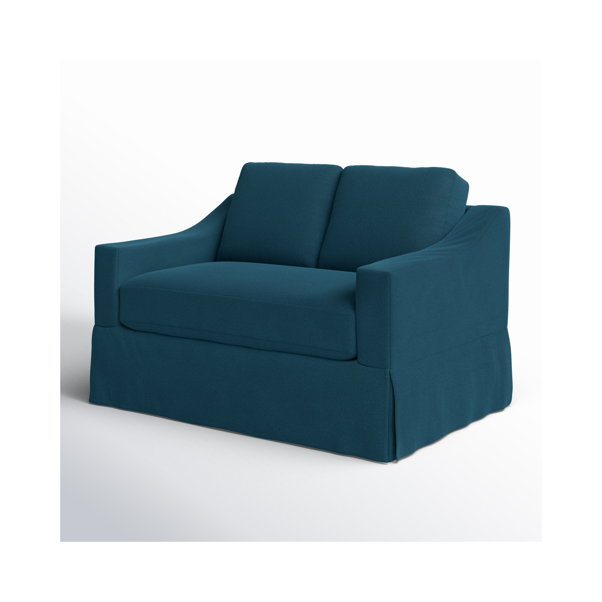 Cranbrook 55.5'' Upholstered Loveseat, Bayou Midnight Canvas