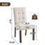 Ensemble de 4 chaises de salle à manger rembourrées-425738570