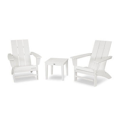 Ensemble 3 pièces POLYWOOD Adirondack moderne