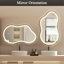Miroir de salle de bain avant / arrière en verre trempé anti-buée à DEL-544945222-544945216