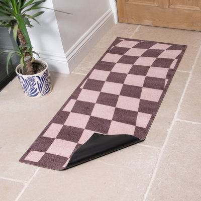 Non-Slip Geometric Doormat