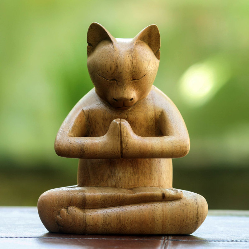 Sculpture en bois sculptée à la main NOVICA