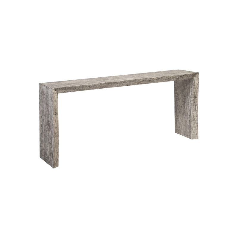 Waterfall 66" Solid Wood Console Table