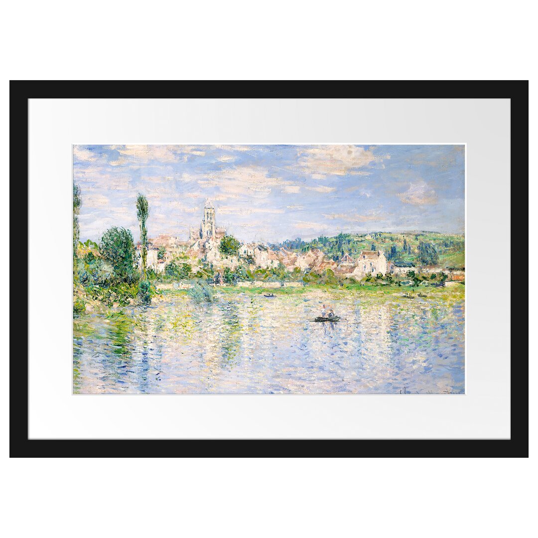 Gerahmter Kunstdruck Vetheuil in Summer von Claude Monet