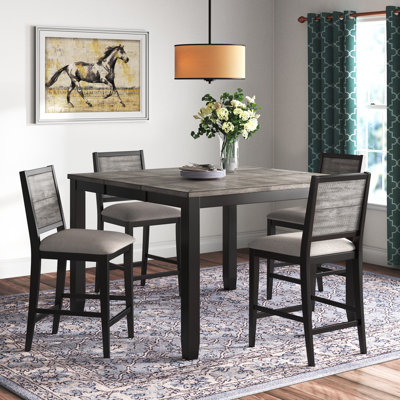 Armela 4 - Person Extendable Four Leg Dining Set