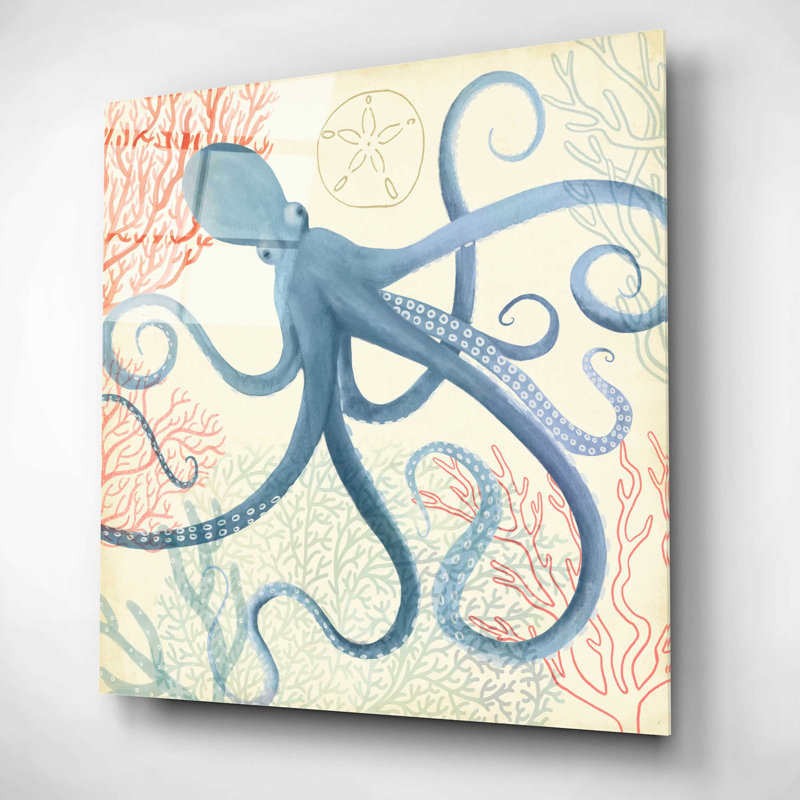 Underwater Whimsy III' by Victoria Borges, Acrylic Glass Wall Art, 12" H x 12" W