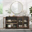 Buffet et buffet de style bohème 60 po avec 4 portes vitrées Cevat-304432883