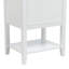 Meuble-lavabo 20 po avec comptoir en céramique, armoire et tablette ouverte-295122717
