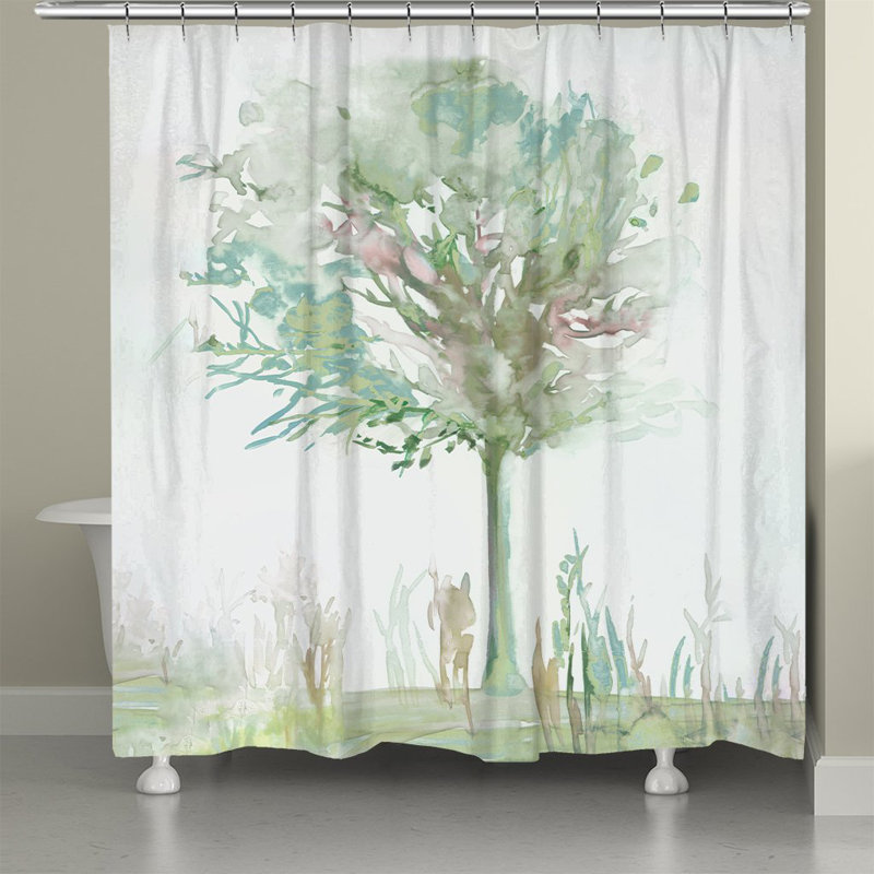 Rideau de douche Watercolor Branches