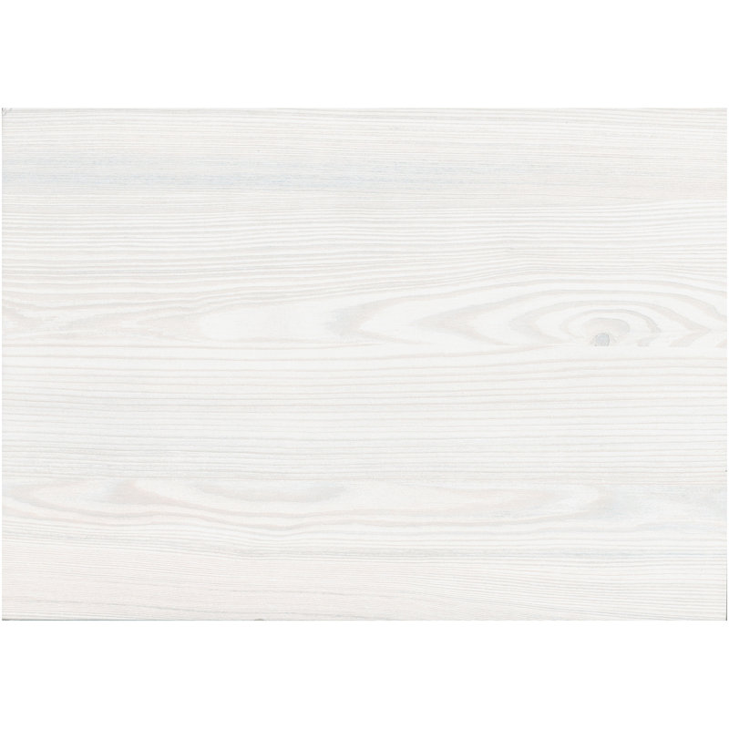 Mobilier de chambre à coucher contemporain en bois pour lit grand format 1pc, lit dans une boîte, Blanc, Grand lit