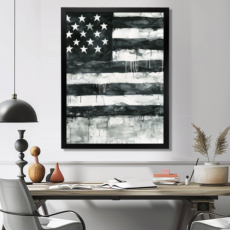 Diskin - art mural sur toile tendance, Noir, H 20 po x l 12 po, Reproduction encadrée d'une seule photo