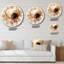 Horloge murale rose-93394800