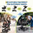 Lightweight Double Stroller for Twins – Compact Fold, High Landscape Seat, Adjustable Canopy & Recline, 5-Point Harness, Reversible Seating, Parent Cup Holder – Infant & Toddler Pram – Dark Gray-126359858