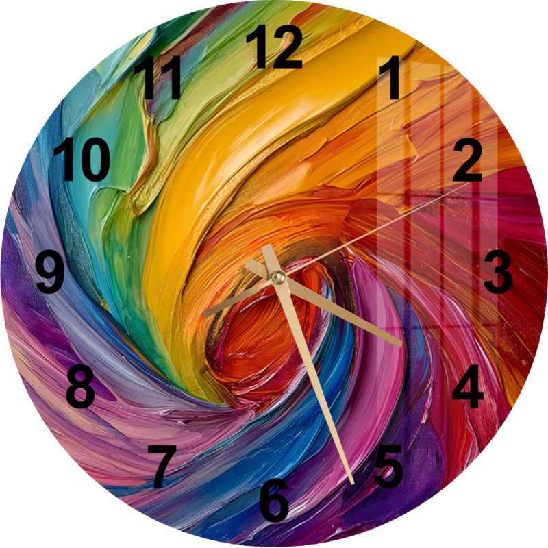 Horloge murale Hilinai, N - Noir
