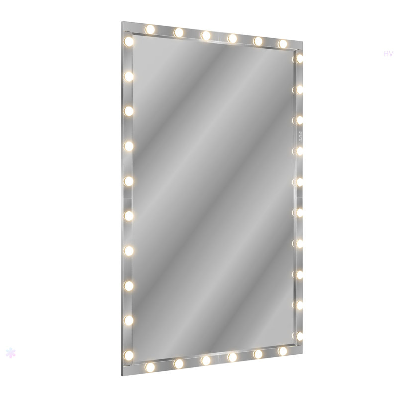 Vertical Horizontal Hanging Aluminum Mirror For Dressing Rooms, Bedroom Silver