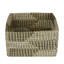 Panier de 12,5 po tissé brun