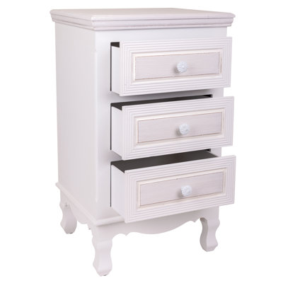 Gallois 41cm W Manufactured Wood Bedside Table