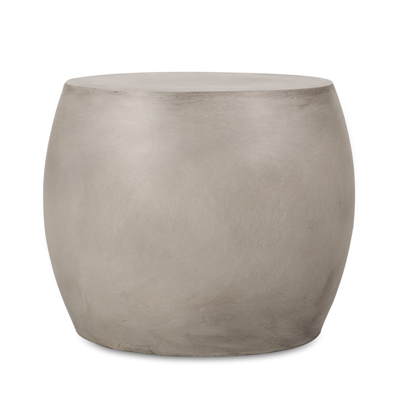 Outdoor Lightweight Concrete Side Table