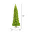 Flocked Lime Fir Lighted Artificial Fir Christmas Tree-1345492537