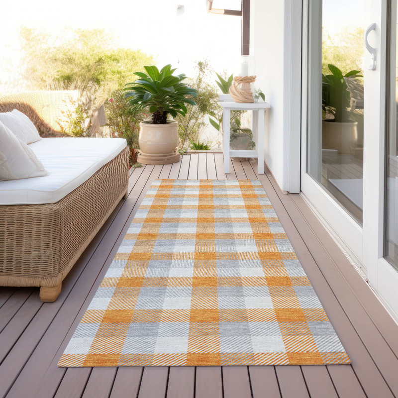  Machine Washable Indoor/Outdoor Chayden ACN1053 Rug, Runner 2'3" x 7'6"