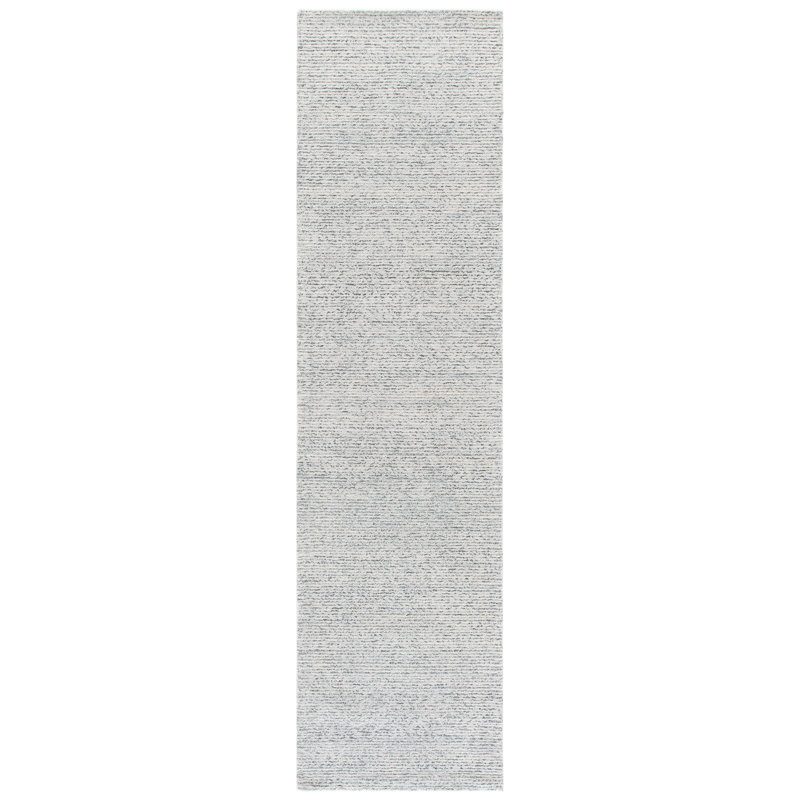 Ebony Hand Tufted Wool; Cotton; Recycled P.E.T Striped Indoor Rug, 2'-3" x 9'-0" Runner