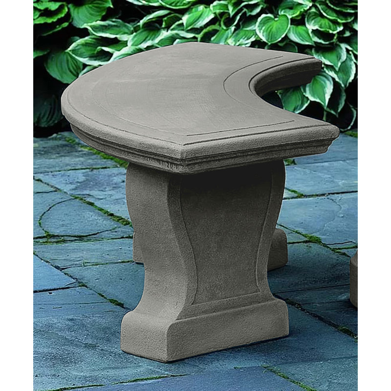 Banc de jardin en pierre Palladio, Pierre alpine