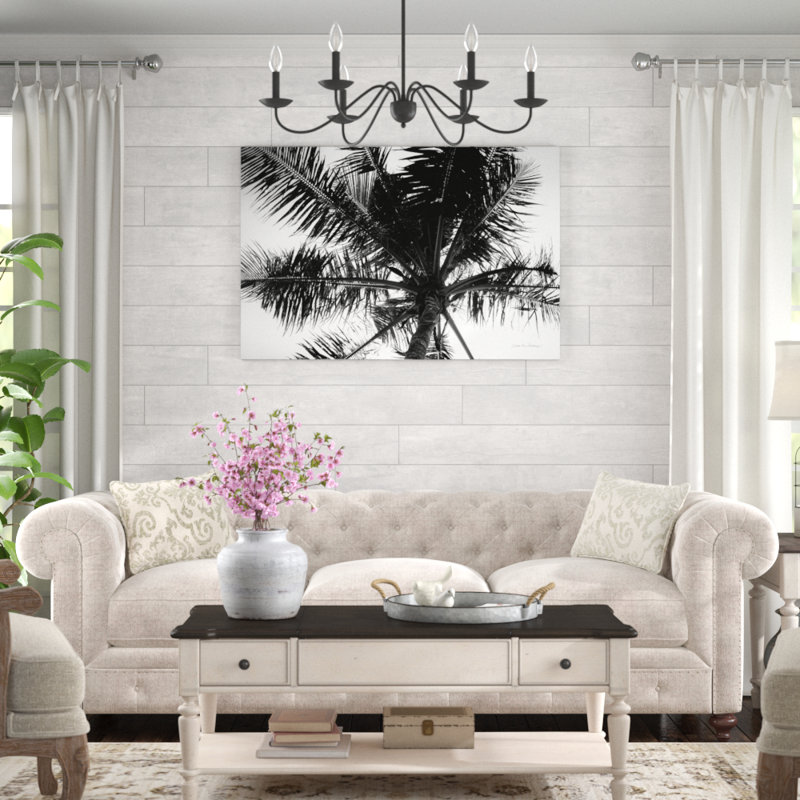 Palm Tree Looking up III 1 Piece Wrapped Canvas Wall Art, 81cm H x 122cm W