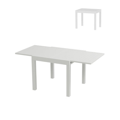 Metal Outdoor Dining Table - 80 cm W 80 cm D