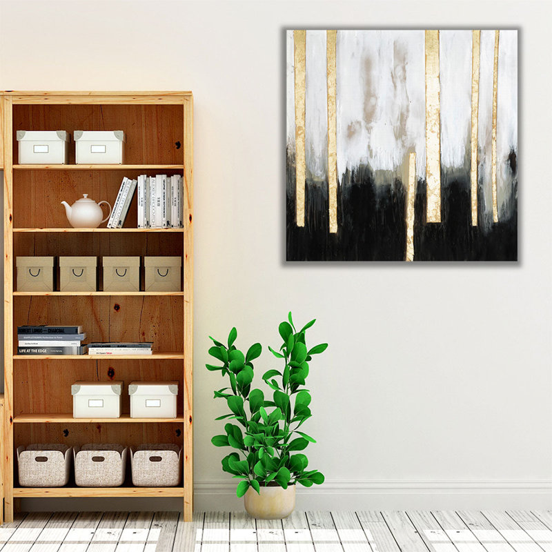 «Geline Treeline II», reproduction d'art sur toile, H 24 po x l 24 po