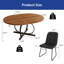 Ensemble de table de salle à manger Clord 43,3 po - 59 po Clanton-125371705-125371707-125371709