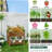 Elevated Raised Garden Bed with Legs, Wooden Planter Box with Storage Shelf for Vegetables, Herbs & Flowers-1568613848