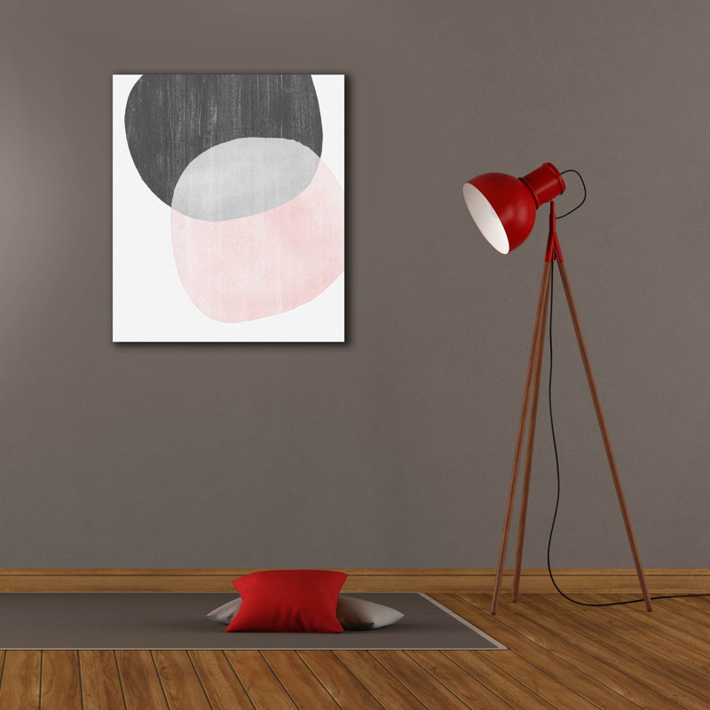 «Shifting Spheres II» par Grace Popp, art mural sur toile, H 30 po x l 26 po x P 1,5 po