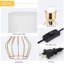 Ensemble de lampe de table 13,6 "Cab-888705955-888897691
