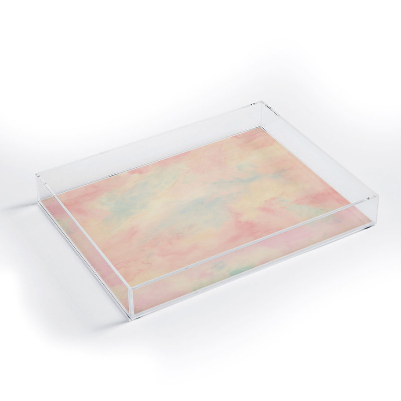 Plastic / Acrylic Tray, 1" H x 8" W x 6" L