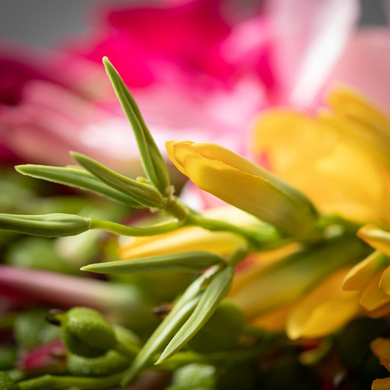 Ensemble de 3 paquets de buissons 18,5 "orchidées artificielles