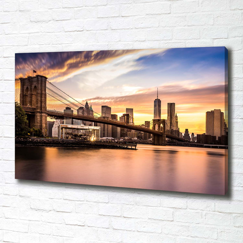 Brooklyn Bridge - Wrapped Canvas Print