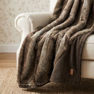 Luxe Faux Fur Throw Blanket