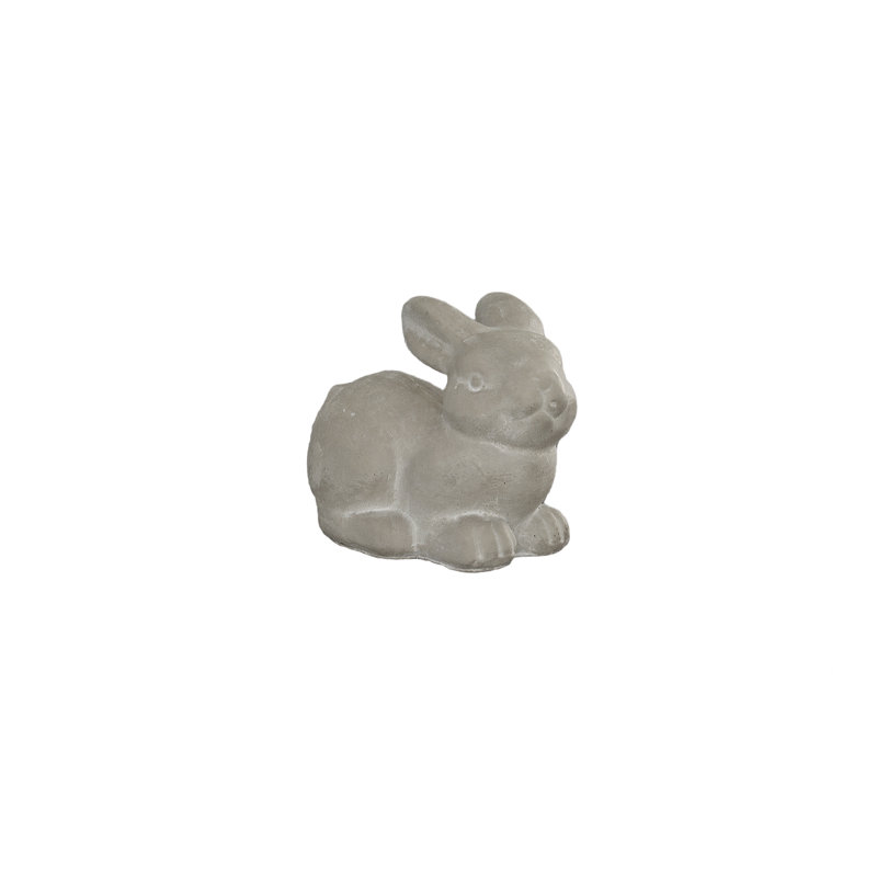 Rabbit Gray..7.25"x4.50"x5.75"H
