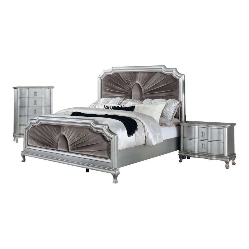 Kastin Solid Wood Piece Bedroom Set, California King