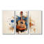 Earthy Brown Guitare, mélodie - musique, art mural-151568292-159624546