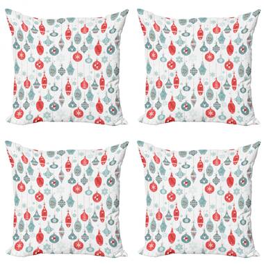 Ambesonne Bingo Decorative Throw Pillow Case Pack Of 4, Colorful