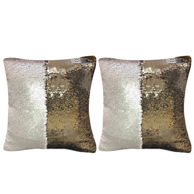 Sequined Pillow Cover