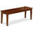 6 Piece Modern Dining Table Set Contains a Rectangle Wooden Table with Butterfly Leaf and 4 Faux Leather Dining Chairs with a Bench, Mahogany-44069517