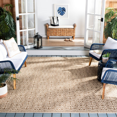 Frankee Performance Geometric Indoor/Outdoor Area Rug