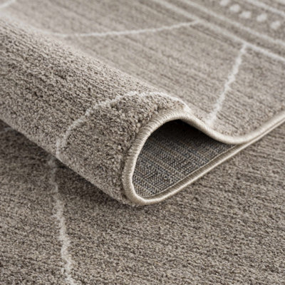 Tapis brun Buckhanon