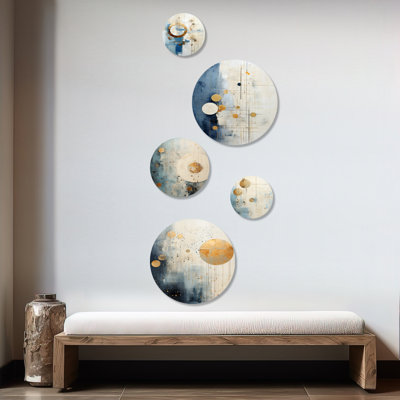 Melton - Astrology Astrology Round Wall Art Set Of 5
