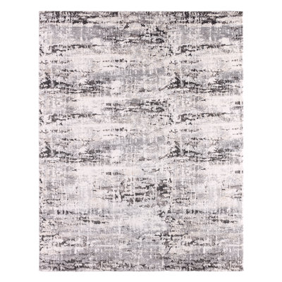 Gerwar Abstract Gray/Tan Indoor Rug