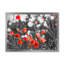 «Red Poppy Flowers on the», reproduction sur toile-71989755-71989758
