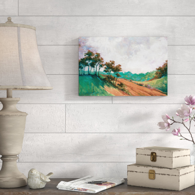 Painty Hills - reproduction d'art sur toile, H 12 po x l 18 po
